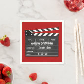 Personalisierte Movie Clapboard Papier Party Napki Serviette (Beispiel)