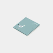 Personalisierte Möwe Post-it Klebezettel (angewinkelt)