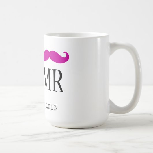 Personalisierte MR & MR-Tasse Kaffeetasse (Rechts)