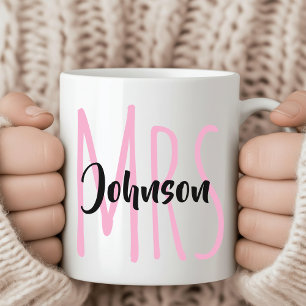 Personalisierte Mr. & Mrs. Tasse, Hochzeitsgeschen Kaffeetasse