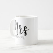 Personalisierte Mrs. Coffee Tasse (Vorderseite Links)