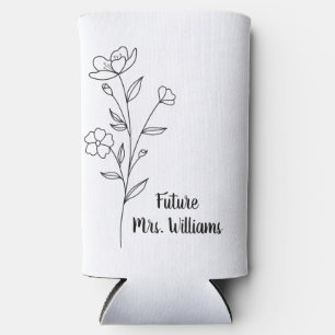 Personalisierte Mrs-Geschenke für die zukünftige B Selters Dosenkühler
