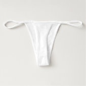 Personalisierte Mrs. Underwear Panties zum Hochzei (Rückseite)