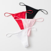 Personalisierte Mrs. Underwear Panties zum Hochzei (Farben)