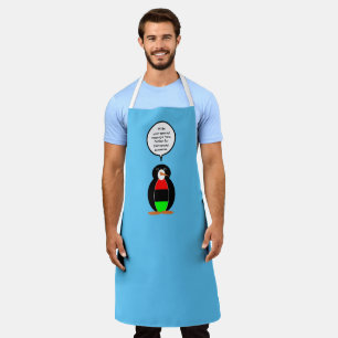 Personalisierte Ms-Pinguin-afrikanische Diaspora-S Schürze