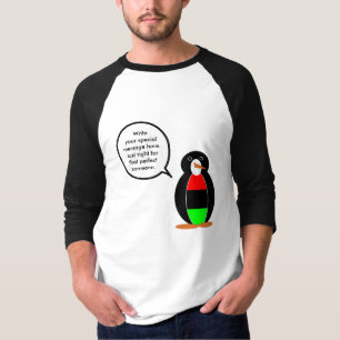 Personalisierte Ms. Pinguin Afrikanische Diaspora  T-Shirt