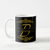 Personalisierte Mug - Buchstabe B Kaffeetasse (Links)