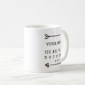 Personalisierte Mug - Buffoon - Funny Mug Kaffeetasse (VorderseiteRechts)