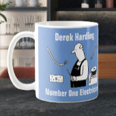 Personalisierte Mug für einen Elektriker Kaffeetasse