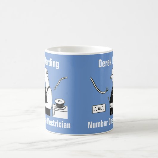 Personalisierte Mug für einen Elektriker Kaffeetasse (Mittel)