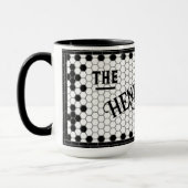 Personalisierte Mug für Hex-Tile-Print Tasse (Links)