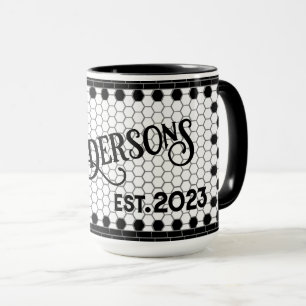 Personalisierte Mug für Hex-Tile-Print Tasse