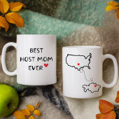 Personalisierte Mug für Host-Mama - Beste Host-Mam Kaffeetasse