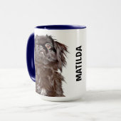 Personalisierte Mug für Japanisch Chin Tasse (Vorderseite Links)