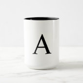 Personalisierte Mug für Letter Monogram Tasse (Zentrum)
