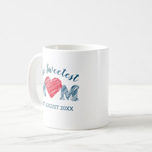 Personalisierte Mug für Mama Kaffeetasse (Vorderseite Links)