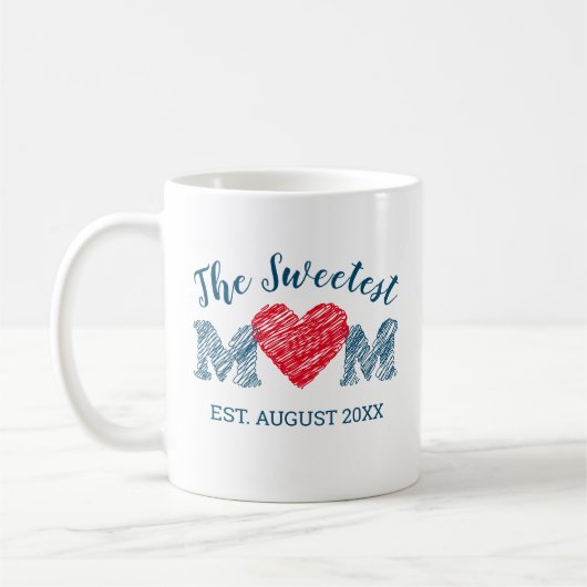 Personalisierte Mug für Mama Kaffeetasse (Links)
