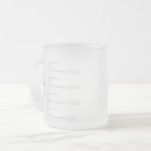 Personalisierte Mug für Science Labrador Beaker Mattglastasse (Vorderseite Links)