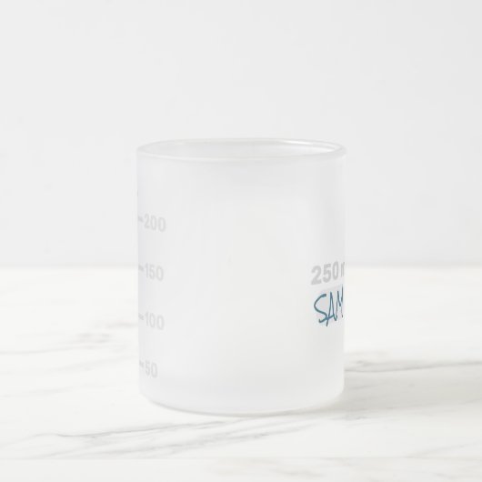 Personalisierte Mug für Science Labrador Beaker Mattglastasse (Mittel)