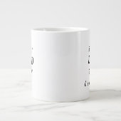Personalisierte Mug für Vater - Bester Vater für i Jumbo-Tasse (Vorderseite)