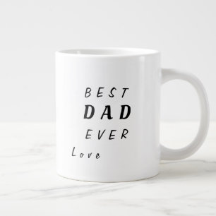 Personalisierte Mug für Vater - Bester Vater für i Jumbo-Tasse