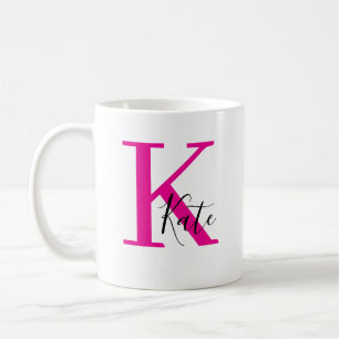 Personalisierte Mug, Golden Initial Name Cup Gesch Kaffeetasse