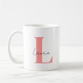 Personalisierte Mug-Initial mit dem Namen-Cup benu Kaffeetasse (Links)