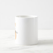 Personalisierte Mug mit Name und Initial Kaffeetasse (Mittel)