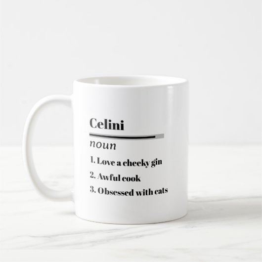Personalisierte Mug: Tasse für alle (Links)