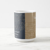 Personalisierte Mug - Vintages Skriptdesign Kaffeetasse (Mittel)