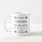 Personalisierte Mug - Wally - Funny Mug Kaffeetasse (Links)