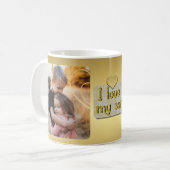 Personalisierte Mug zu meinem Sohn aus der Mama Kaffeetasse (Vorderseite Links)