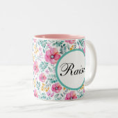 Personalisierte Muggelflora Zweifarbige Tasse (VorderseiteRechts)