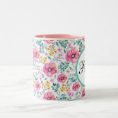 Personalisierte Muggelflora Zweifarbige Tasse (Mittel)