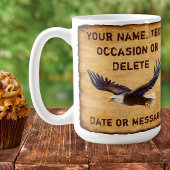 Personalisierte Mugs für Vater, Ehemann. Eagle Ges Kaffeetasse