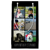 Personalisierte Multi-Foto Mosaik-Bild-Collage Kleine Geschenktüte (Vorderseite)