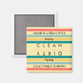 Personalisierte Multicolor Beachy Magnet (Vorderseite/Rückseite)