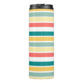 Personalisierte Multicolor Beachy Thermosbecher (Rückseite)