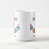 Personalisierte Multicolor Nautical Anchor Kaffeem Kaffeetasse (Mittel)