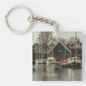 Personalisierte Multicolor-Segelboote Schlüsselanhänger (Vorderseite)