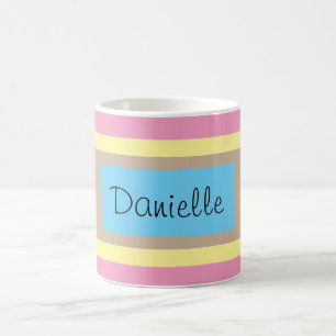Personalisierte Multicolorpasteten Kaffeetasse
