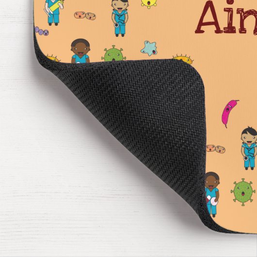 Personalisierte Multikulturale Keimkämpfer Mousepad (Ecke)