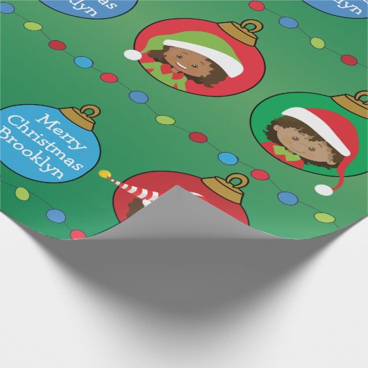 Personalisierte Multikulturalente Geschenkpapier (Ecke)