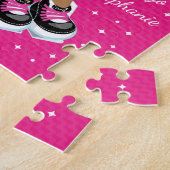Personalisierte multikulturelle Girl-positive Bots Puzzle (Seite)