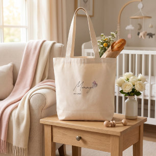 Personalisierte Mummy EST. Jahr-Tasche Geschenk fü Jumbo Stoffbeutel