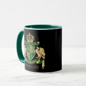 Personalisierte Münze des AdlerEmblems "Green Gold Tasse (Vorderseite Links)