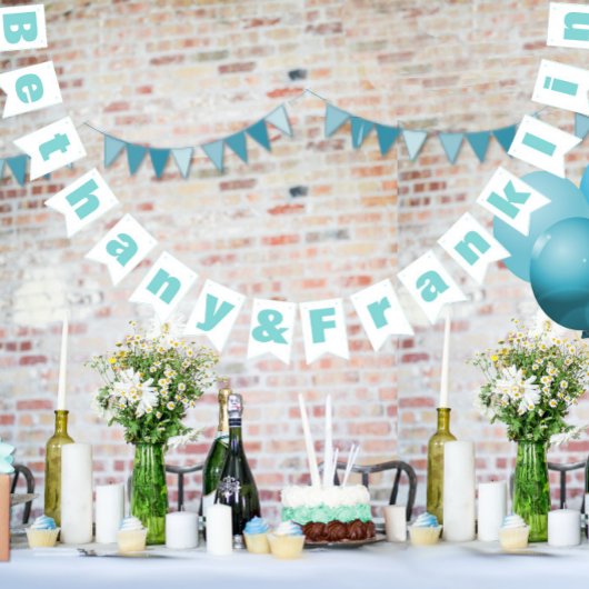 Personalisierte Münze oder eine beliebige Farbhoch Wimpelkette