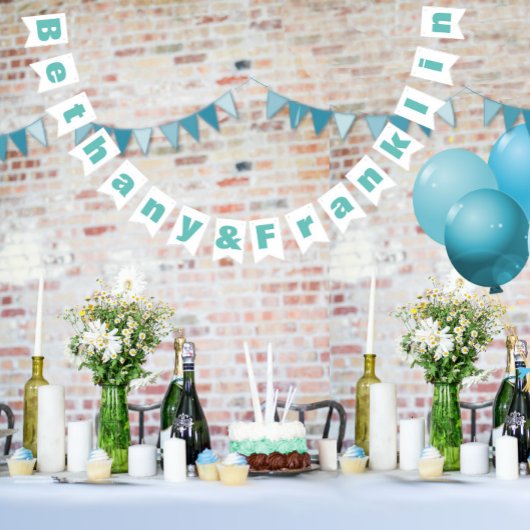 Personalisierte Münze oder eine beliebige Farbhoch Wimpelkette