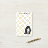 Personalisierte mürrische Katze Post-it Klebezettel (Auf Schreibtisch)