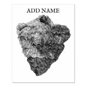 Personalisierte Muschel Ahornholz Briefmarke Gummistempel (Prägung)